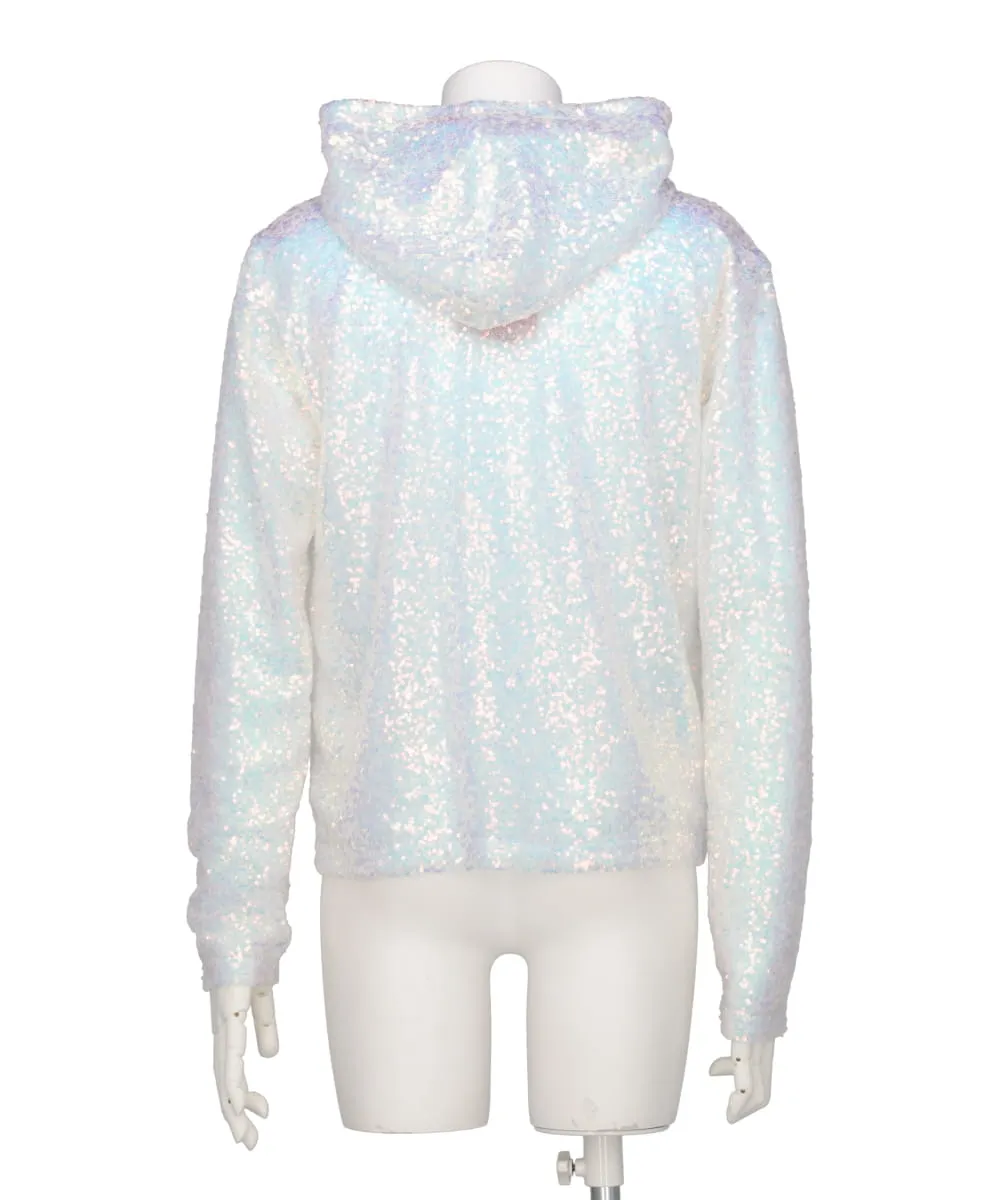 SEQUINS HOODIE