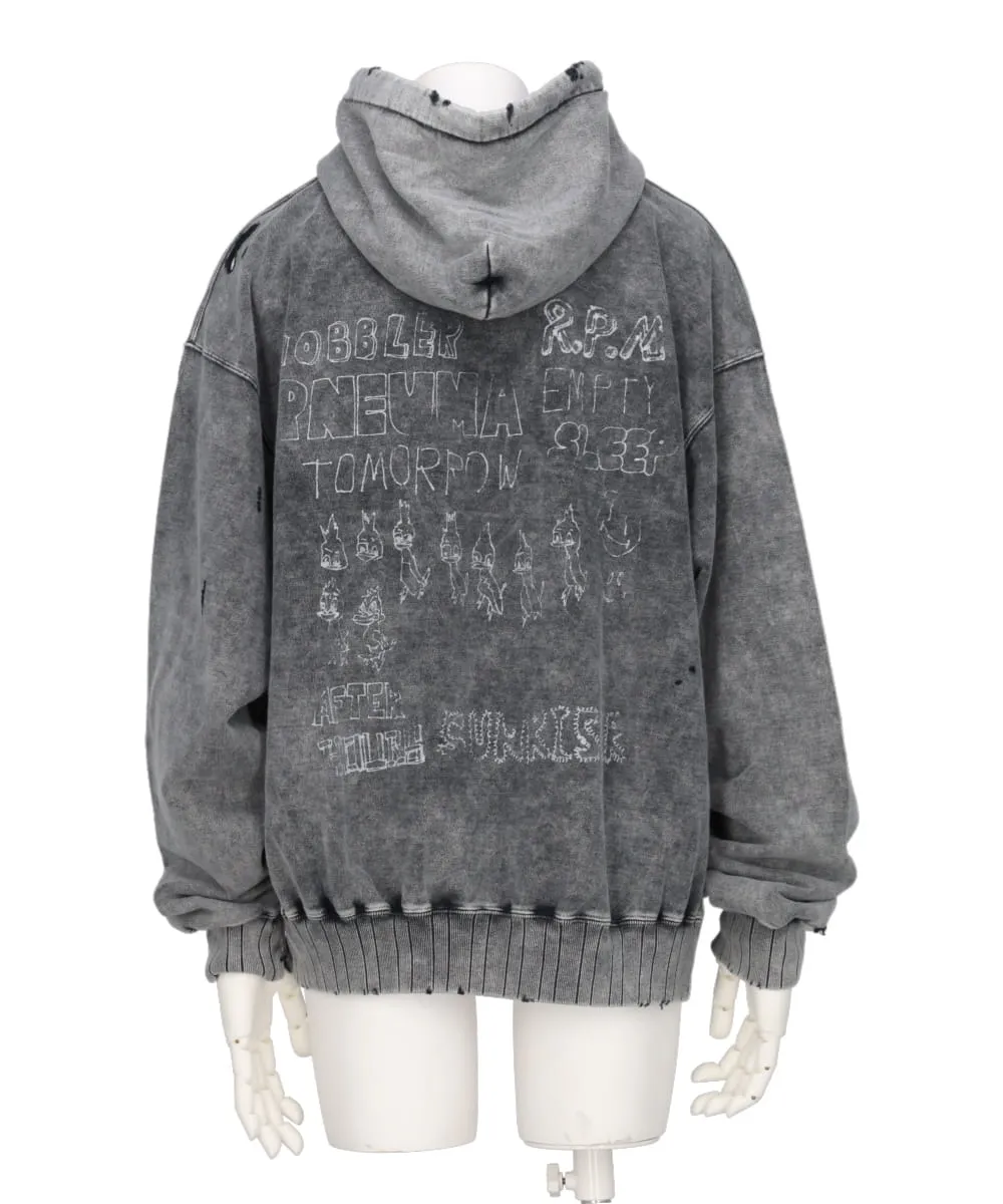 BLEACHED HOODIE