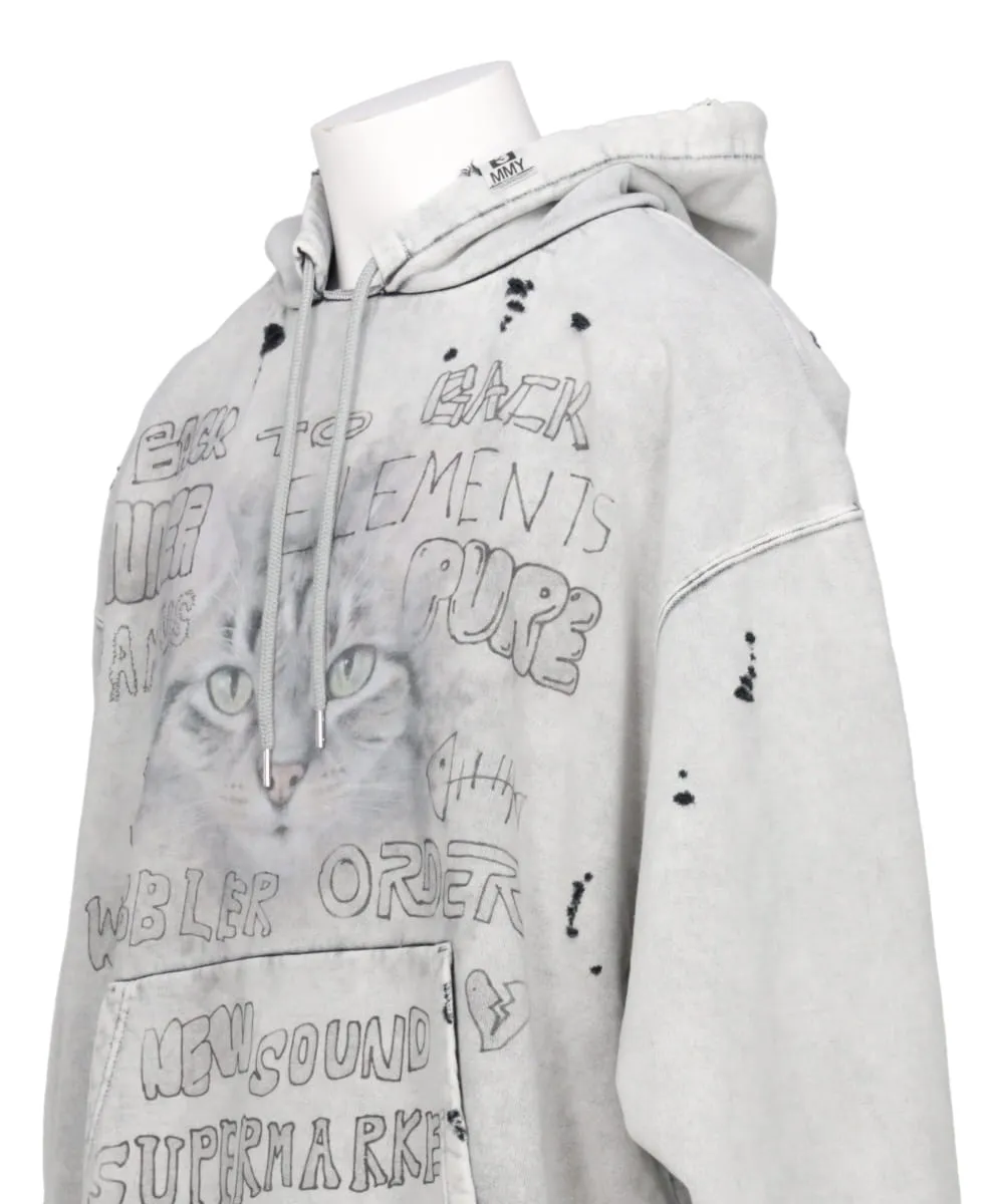 BLEACHED HOODIE