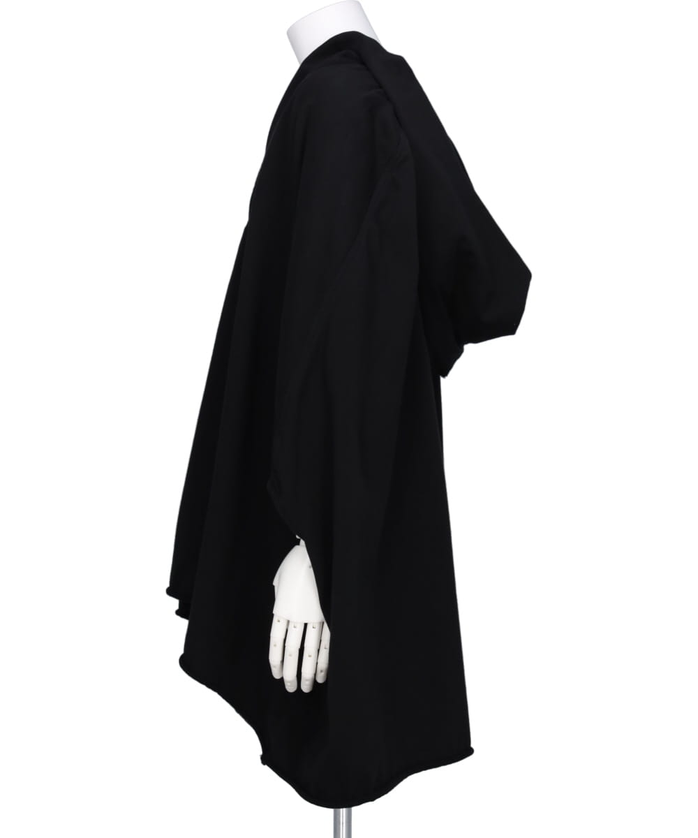 HOODED KAFTAN - BLACK