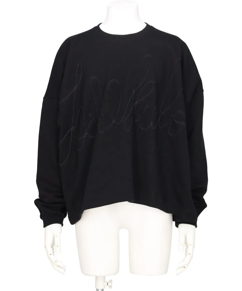 CURSIVE SWEAT TOP