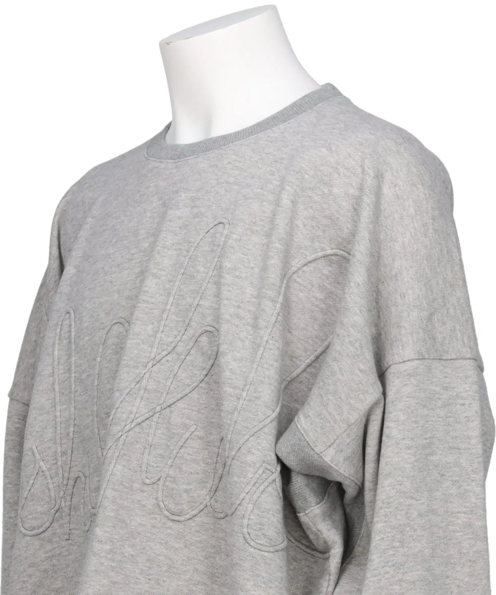 CURSIVE SWEAT TOP