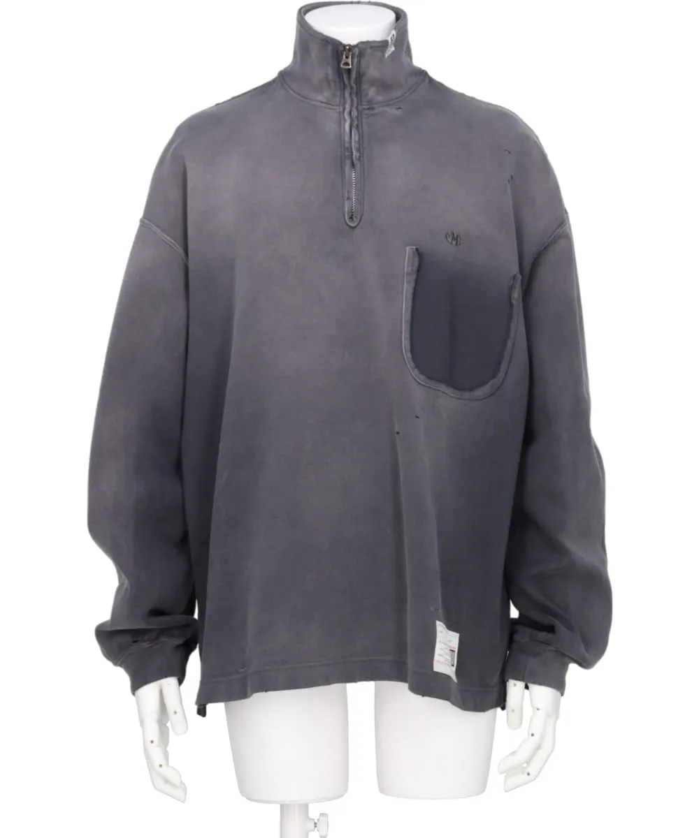 SUN FADED HALF ZIP PULLOVER