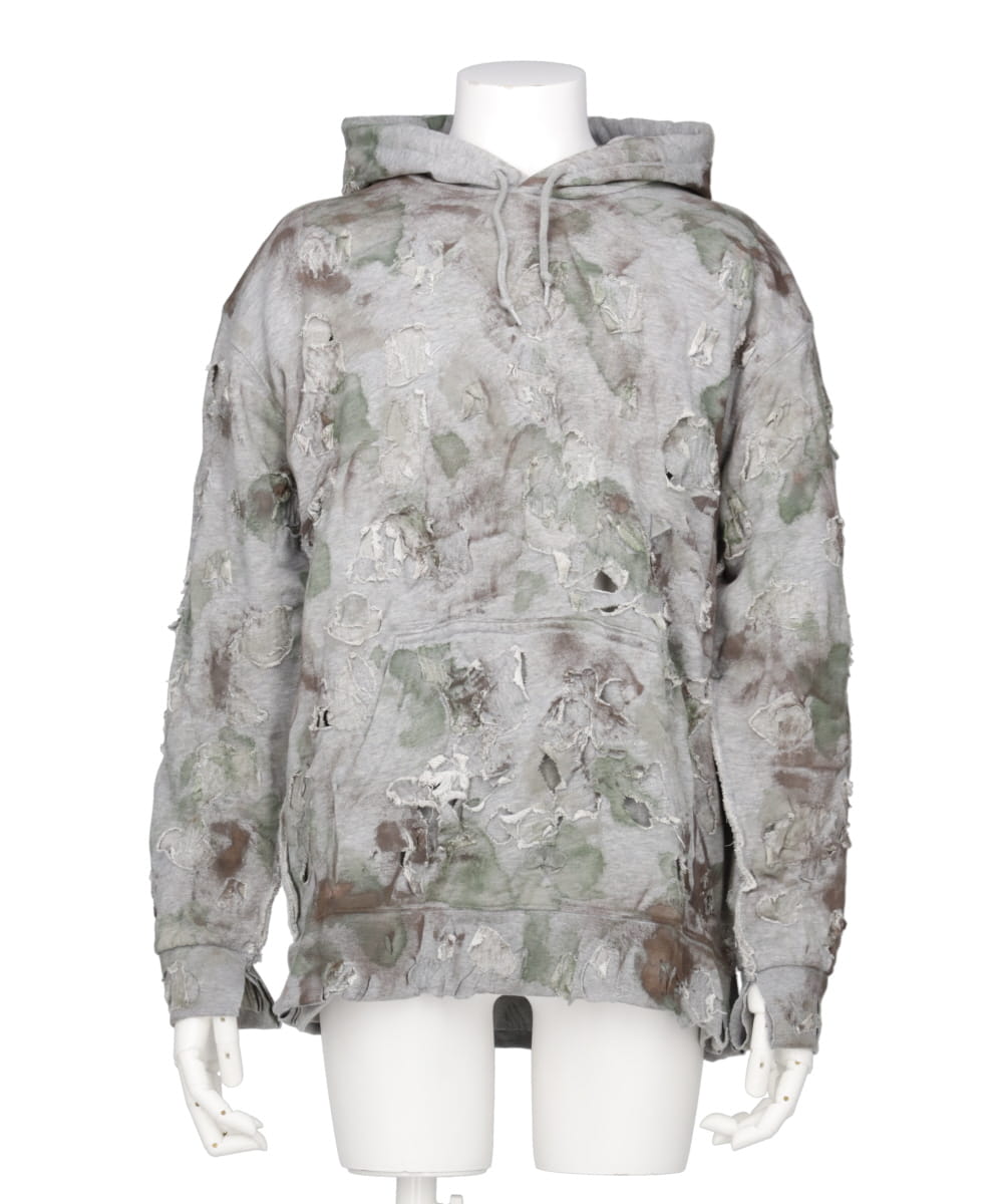 HEAVY CRASHED PAINT HOODIE