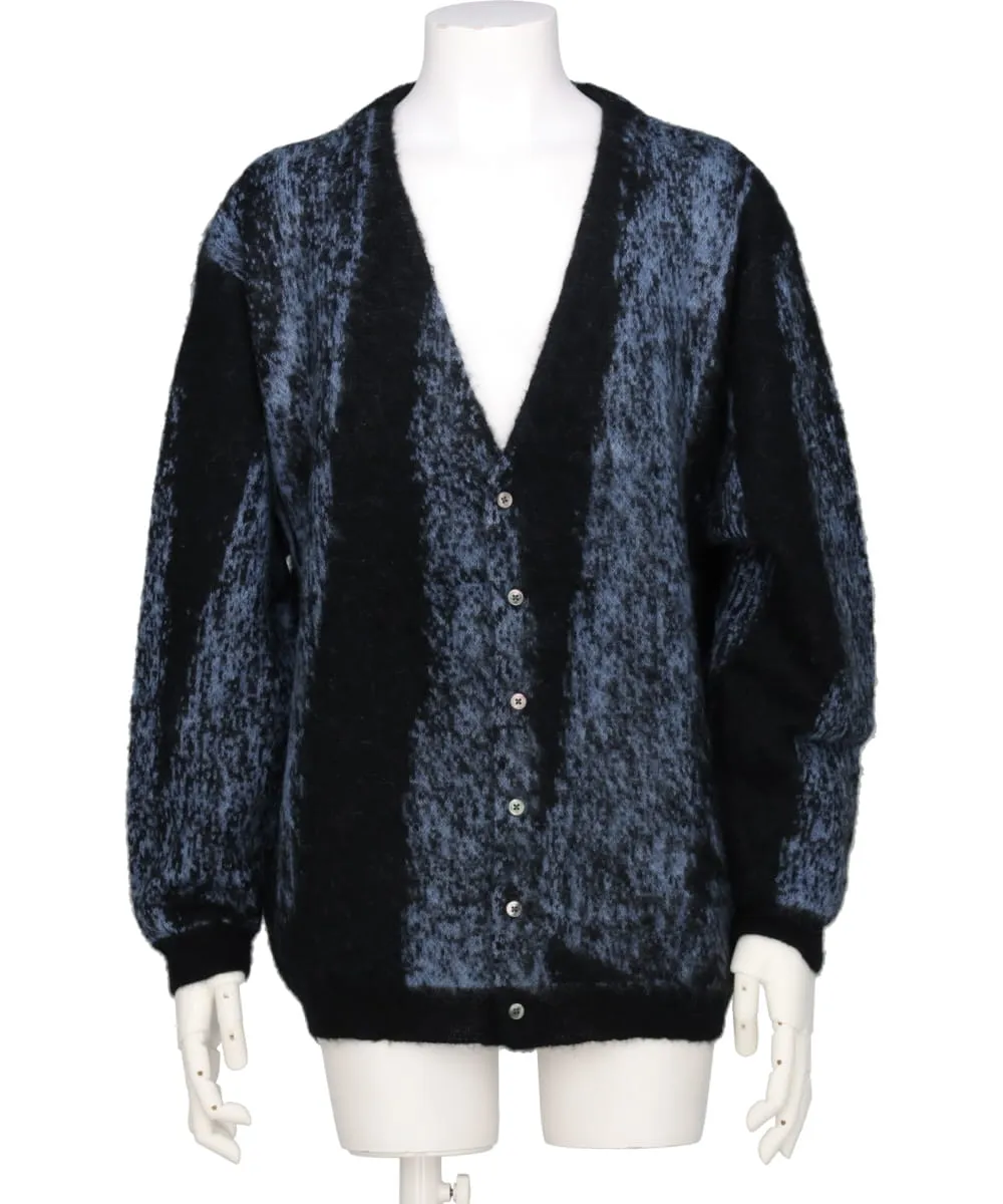 JACQUARD MOHAIR CARDIGAN