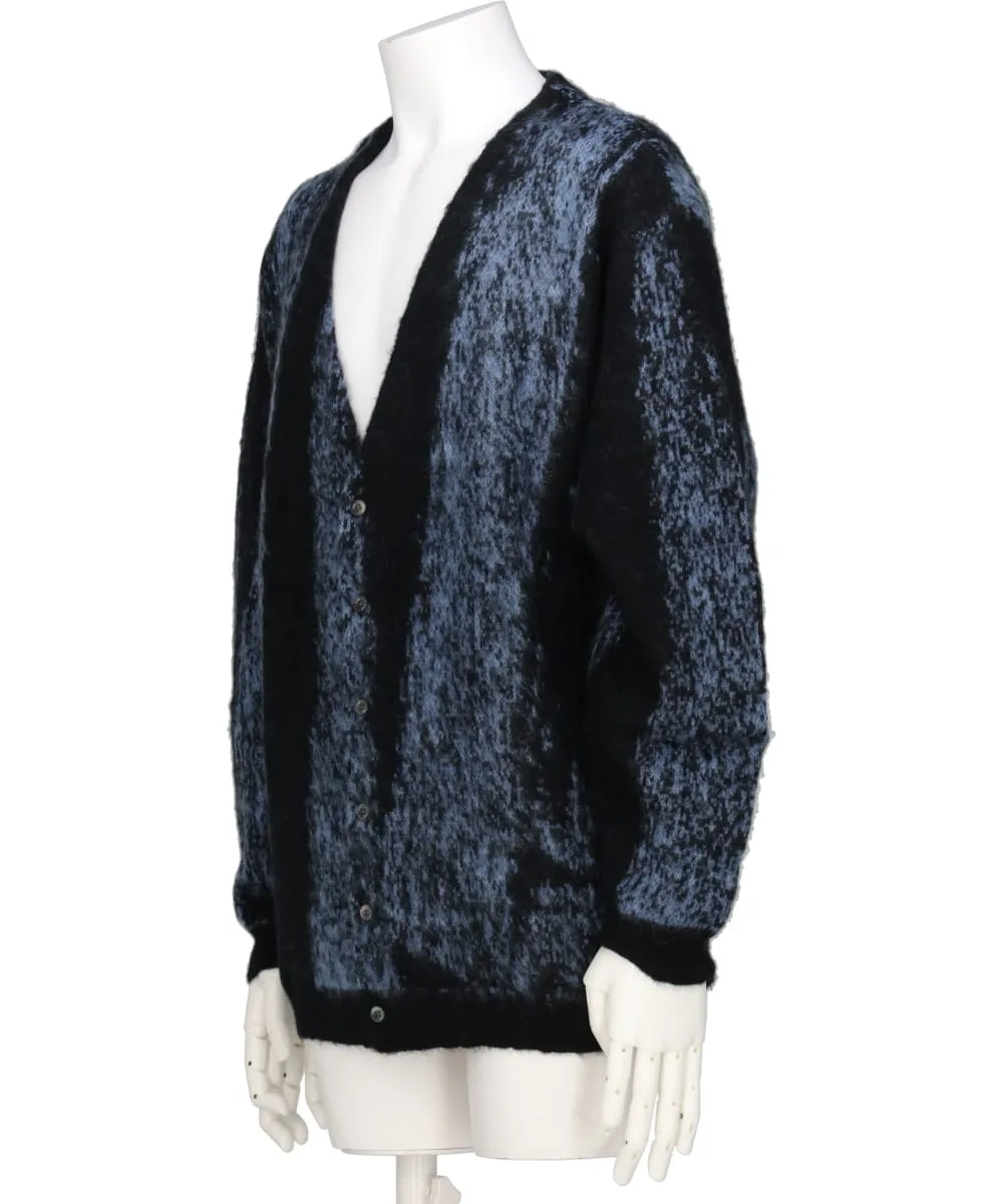 JACQUARD MOHAIR CARDIGAN