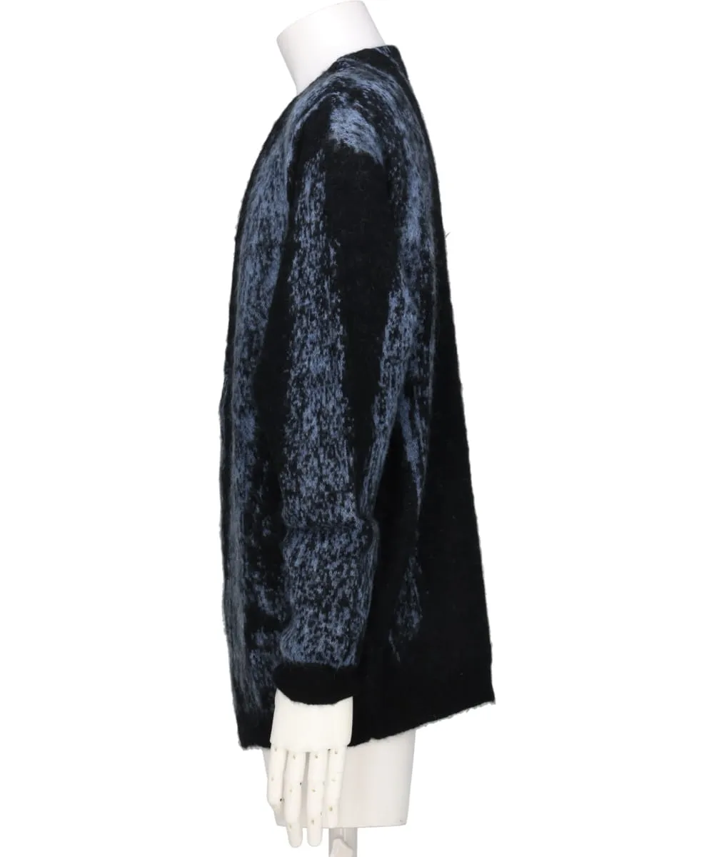 JACQUARD MOHAIR CARDIGAN