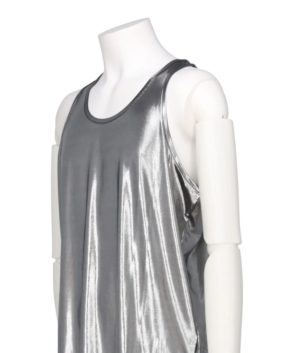 METALLIC JERSEY TANK-TOP