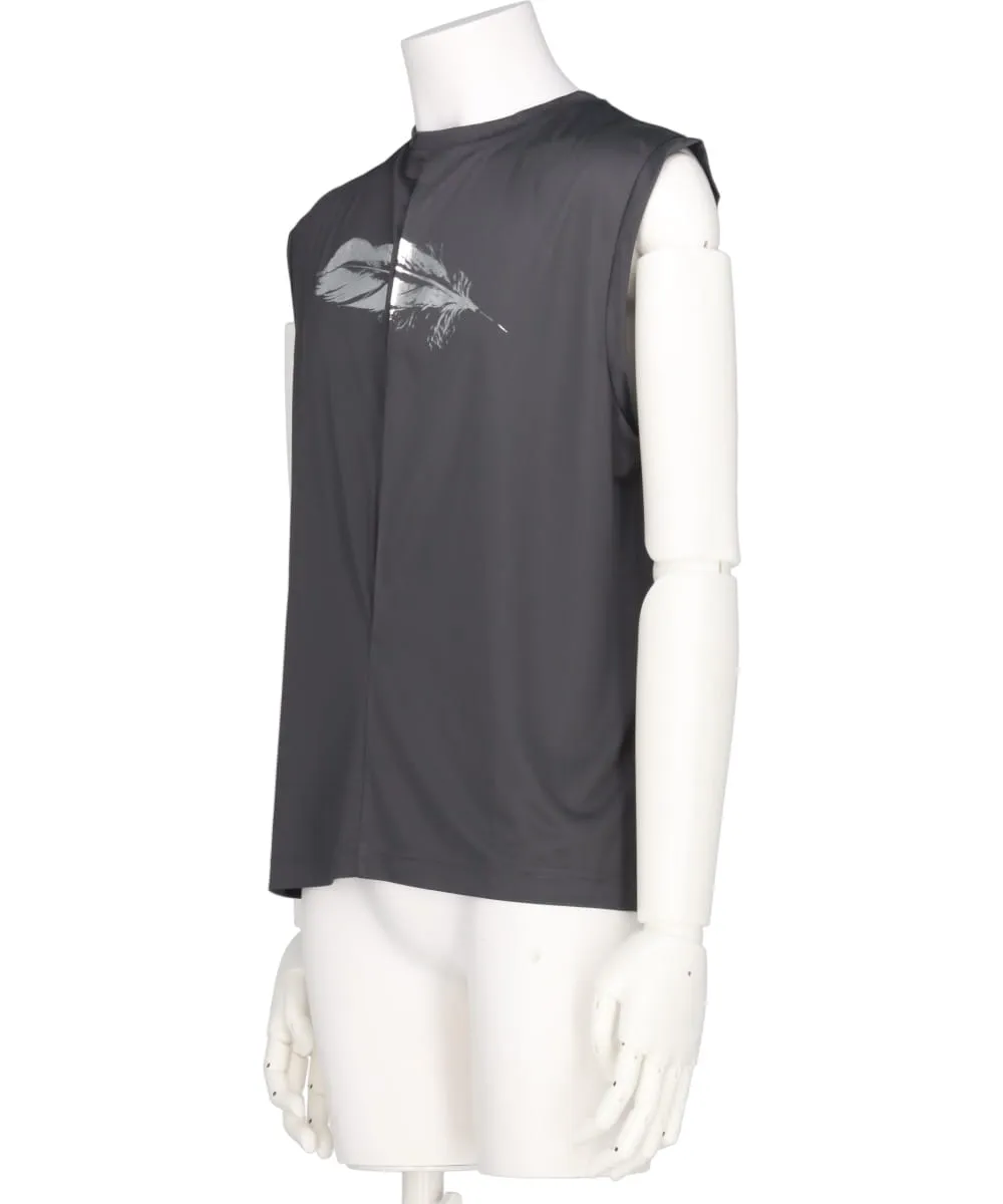 BACK LINING SLEEVELESS TOP (PIGEON FEATHER)