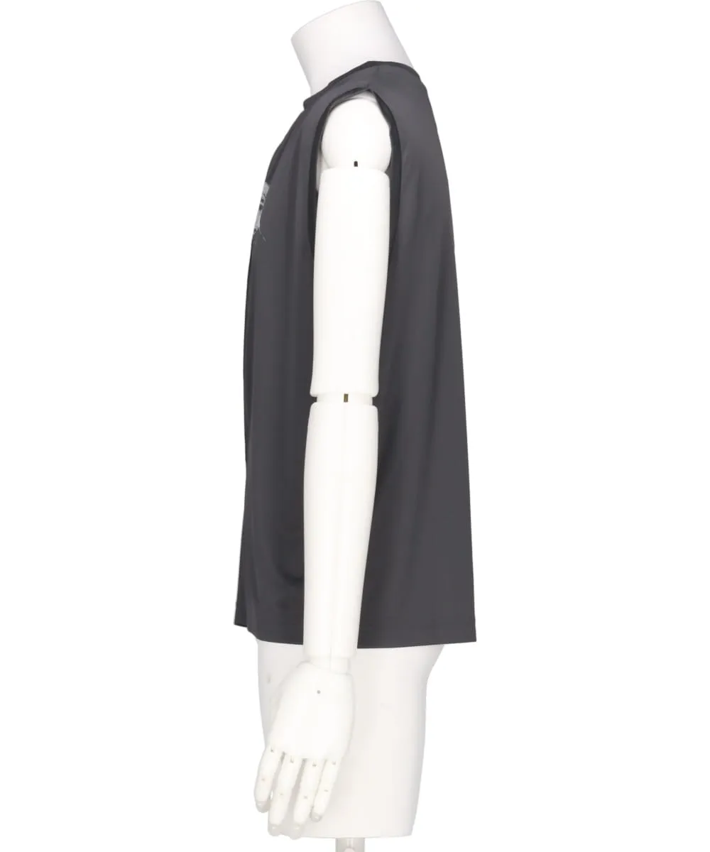 BACK LINING SLEEVELESS TOP (PIGEON FEATHER)