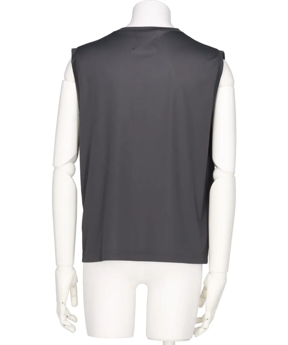 BACK LINING SLEEVELESS TOP (PIGEON FEATHER)