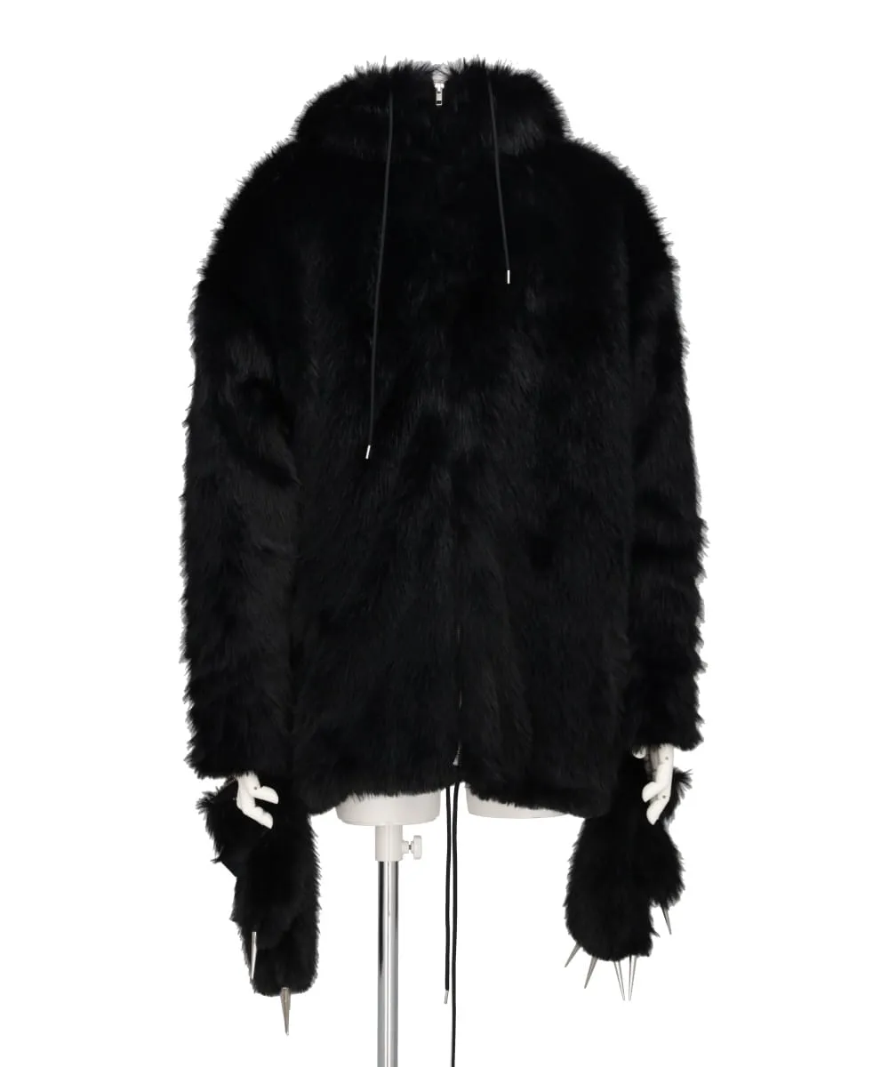 FAUX-FUR DEVIL JACKET