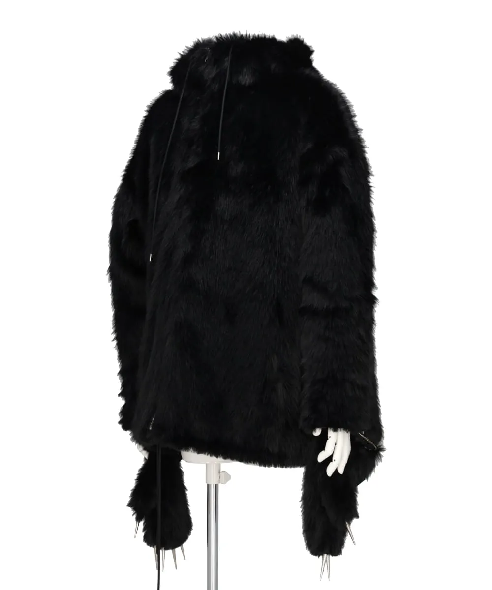 FAUX-FUR DEVIL JACKET