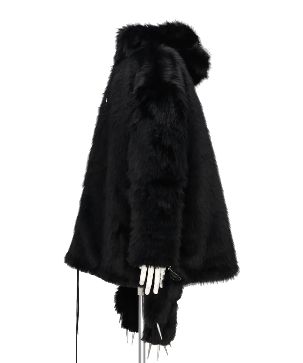 FAUX-FUR DEVIL JACKET