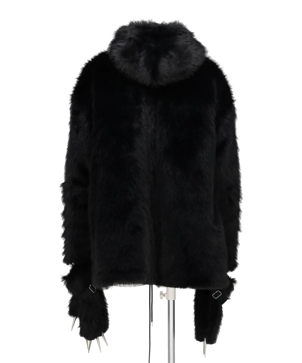 FAUX-FUR DEVIL JACKET