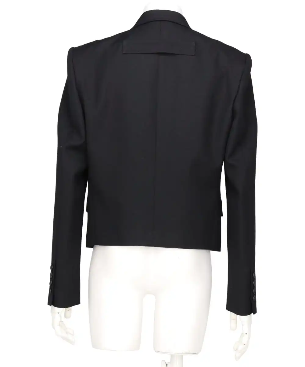 WOOL GABARDINE SPENCER JACKET