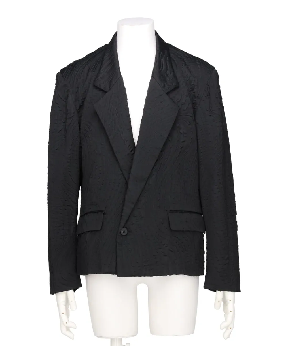 SHRINK QUILTING TAILORED SHORT JACKET