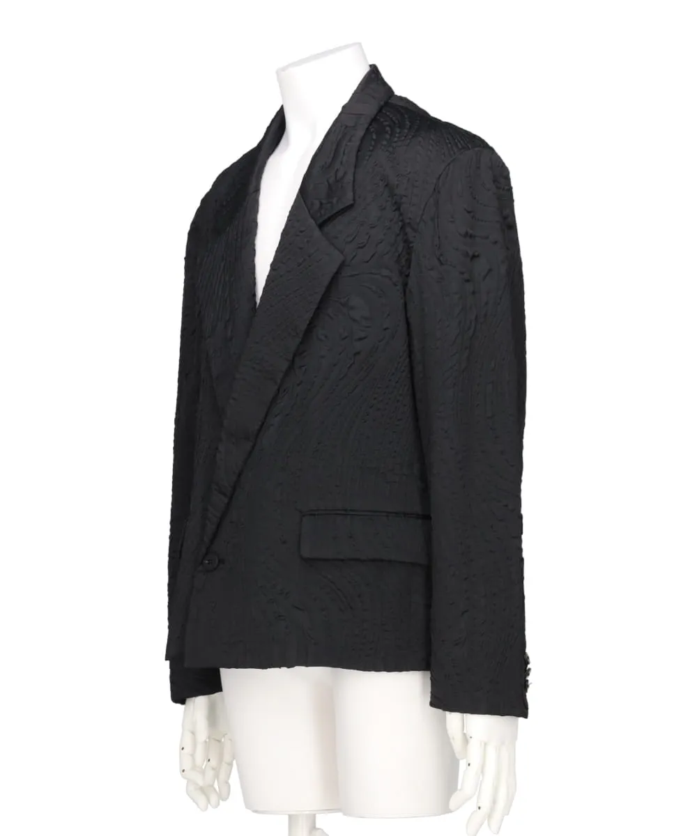 SHRINK QUILTING TAILORED SHORT JACKET