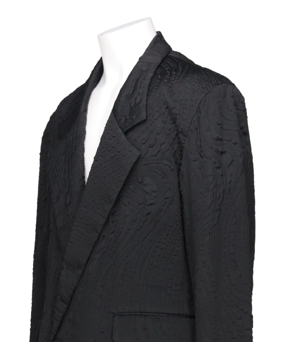 SHRINK QUILTING TAILORED SHORT JACKET