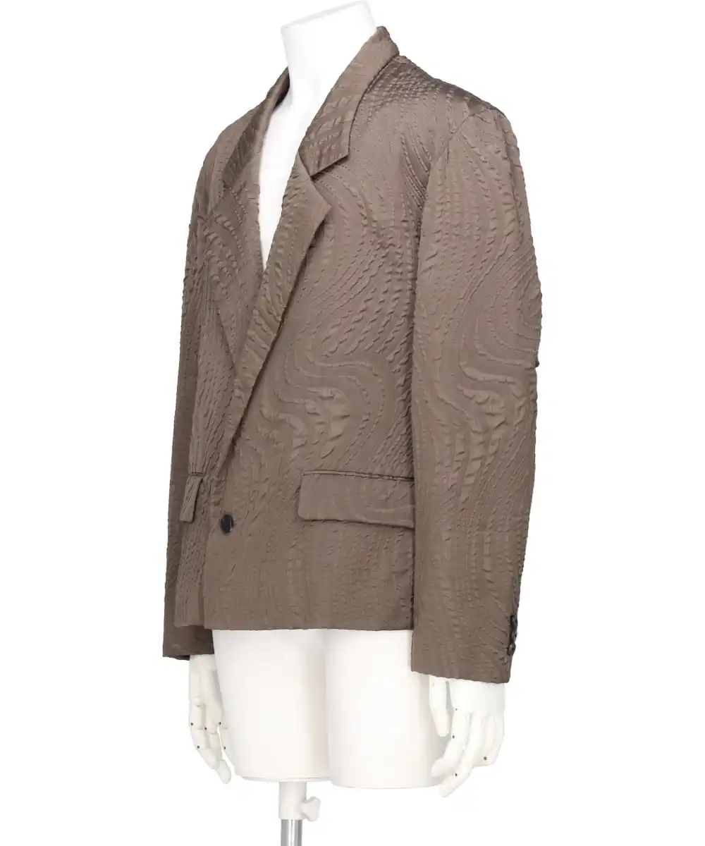 SHRINK QUILTING TAILORED SHORT JACKET