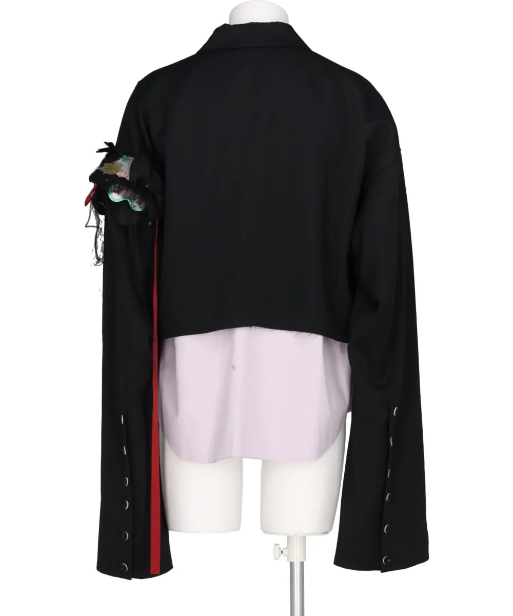 nori enomoto × SHORT LAYER TAILORED JACKET