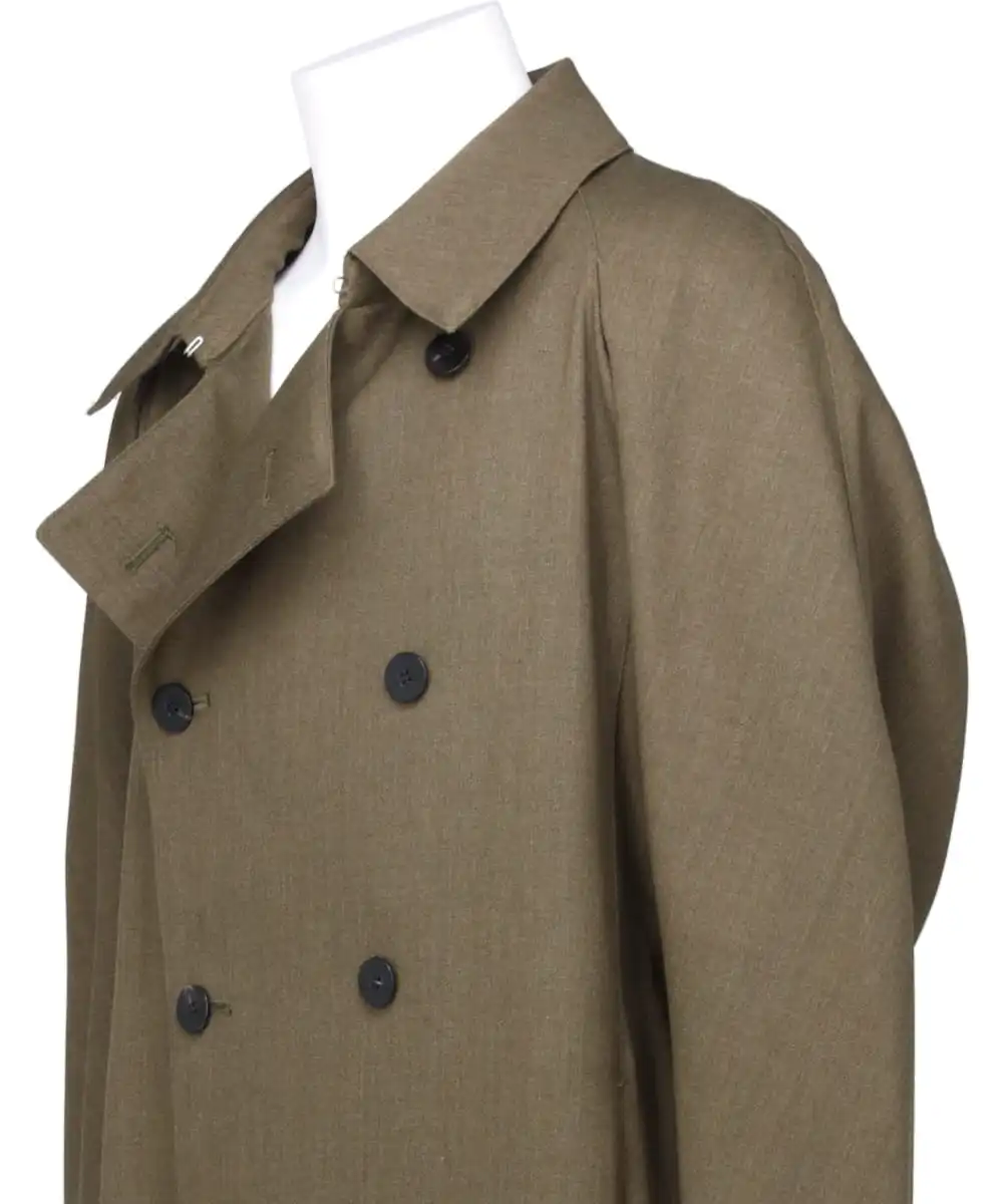 TRENCH COAT IN WOOL SERGE