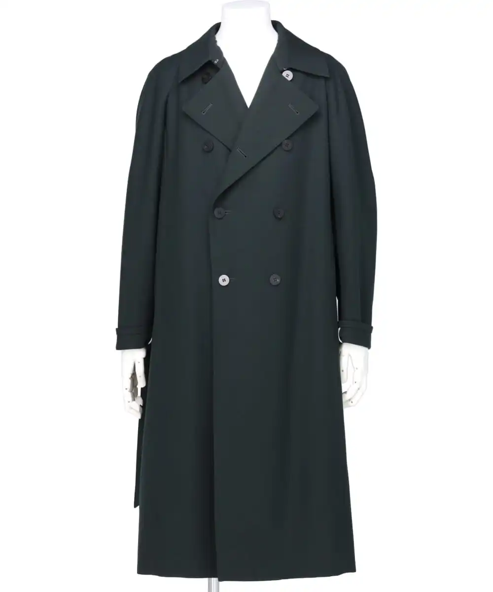 TRENCH COAT IN WOOL SERGE