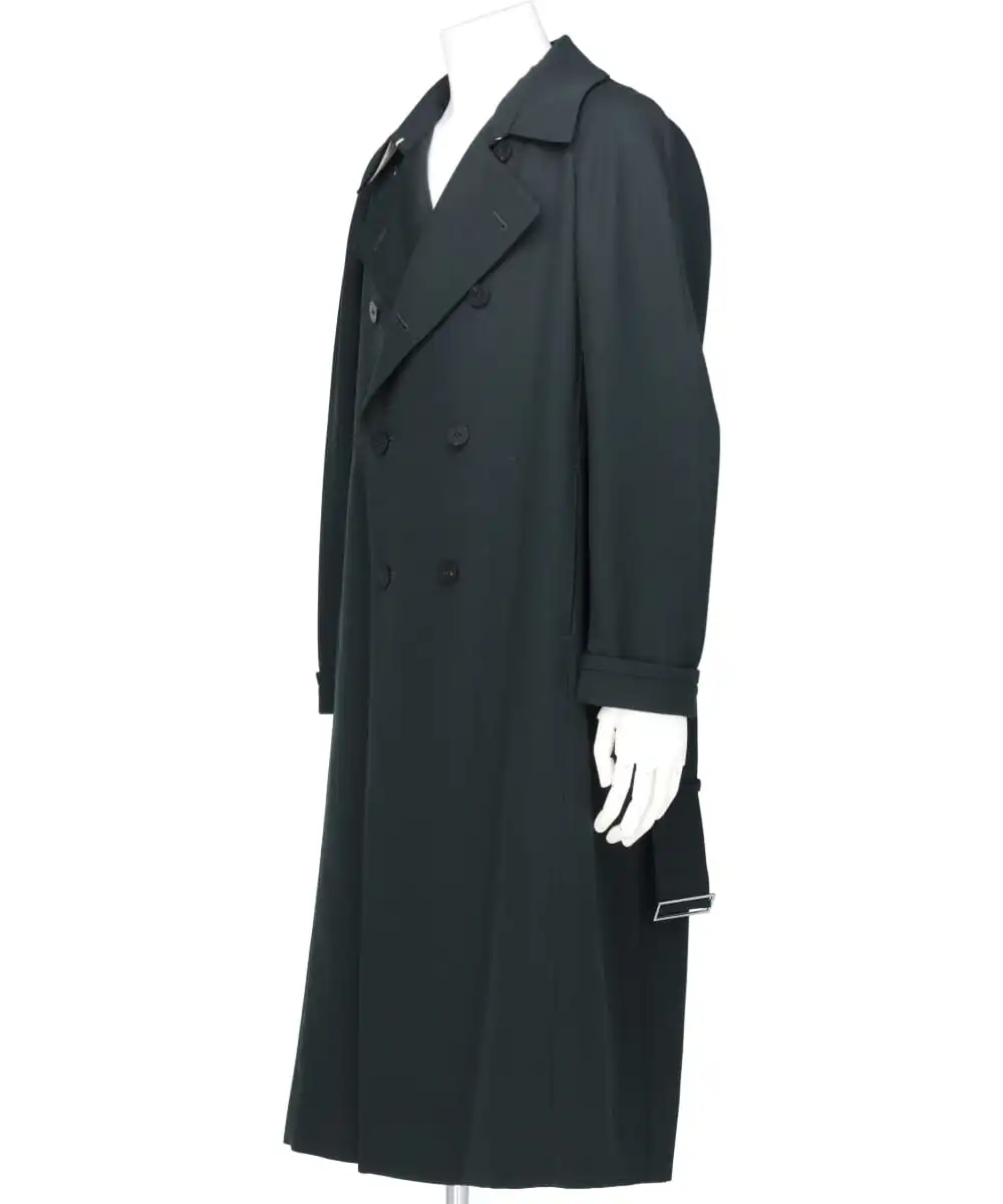 TRENCH COAT IN WOOL SERGE