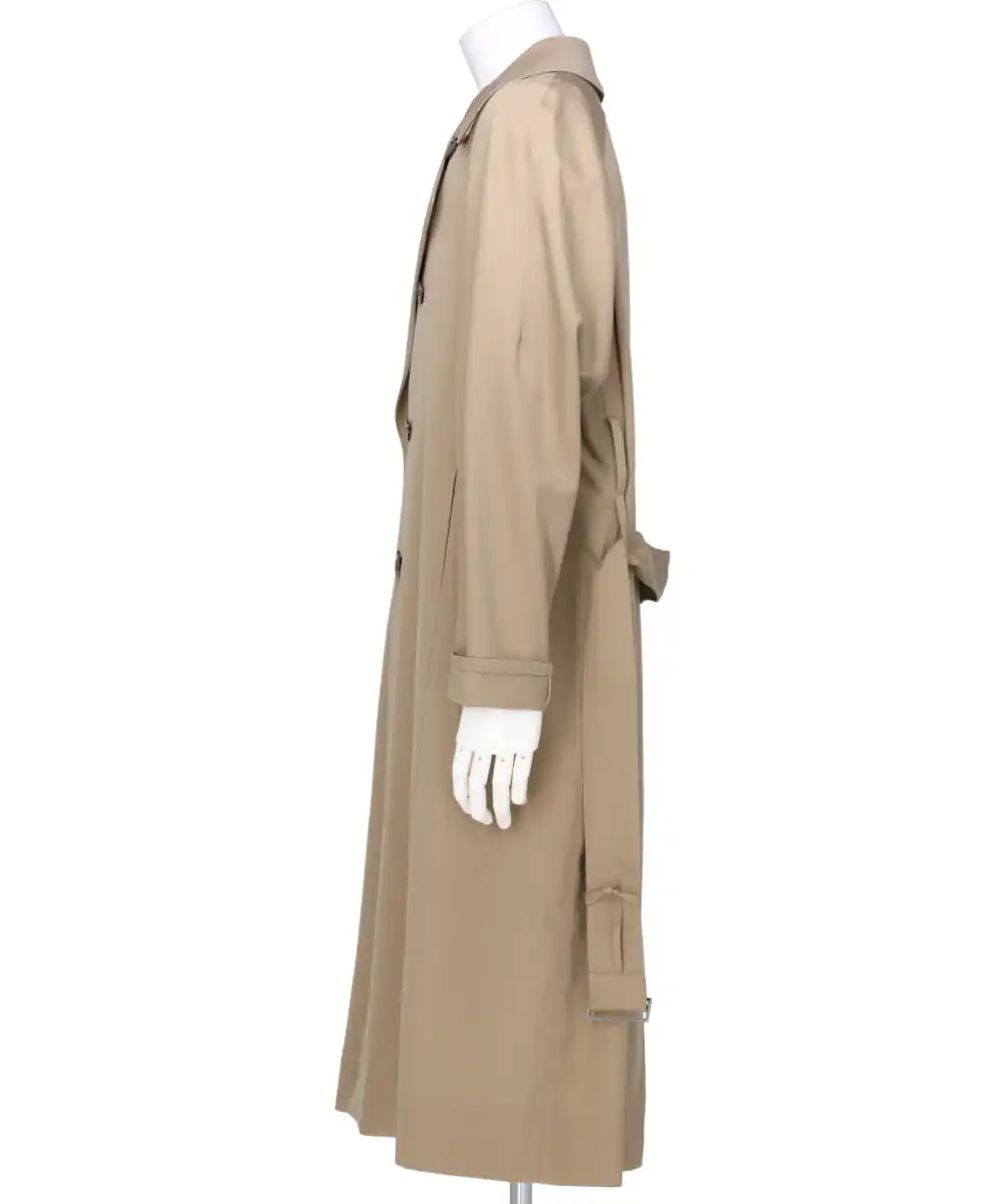 FROZEN GABARDINE TRENCH COAT