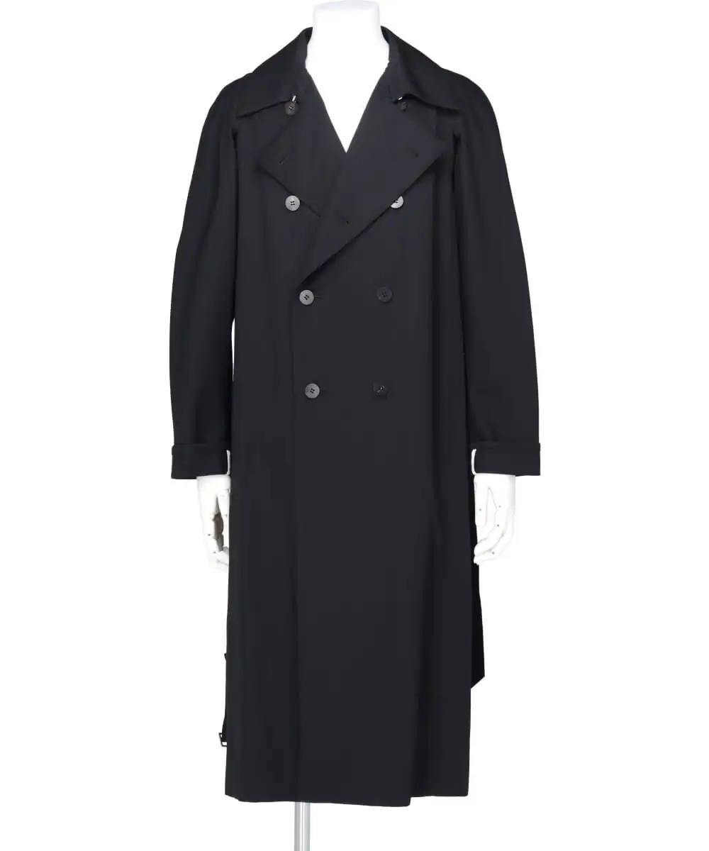 FROZEN GABARDINE TRENCH COAT