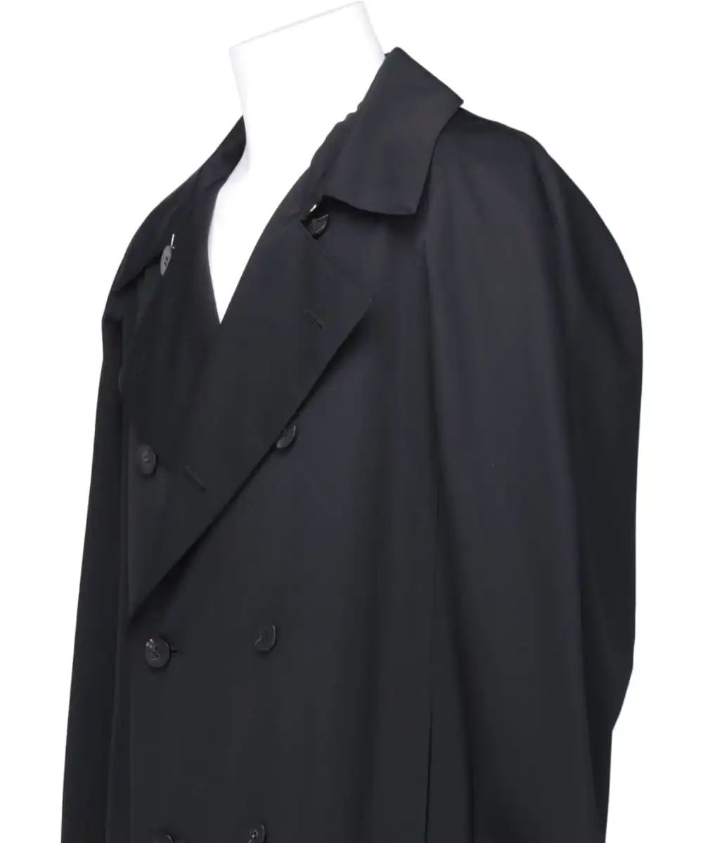 FROZEN GABARDINE TRENCH COAT