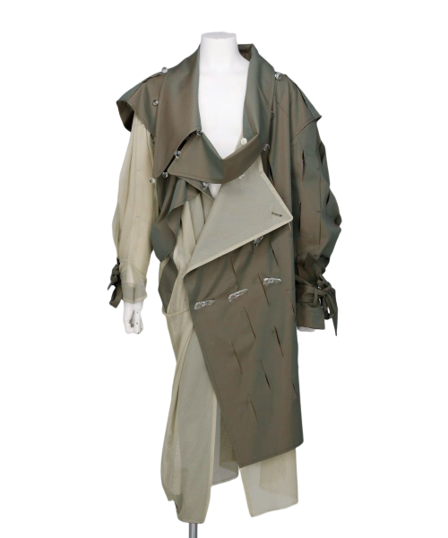 COMB. HOLE TRENCH COAT