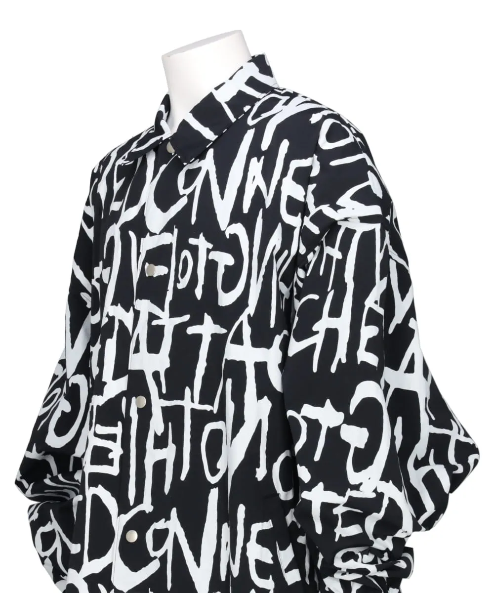 PUNK TEXT COACH JACKET