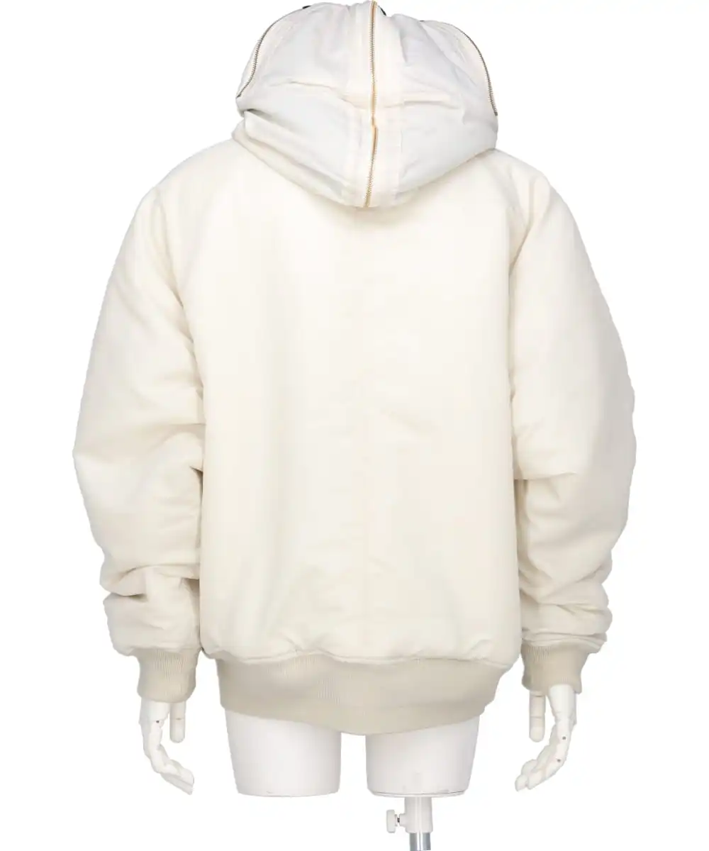 PETAL MOUTH HOOD BOMBER JACKET