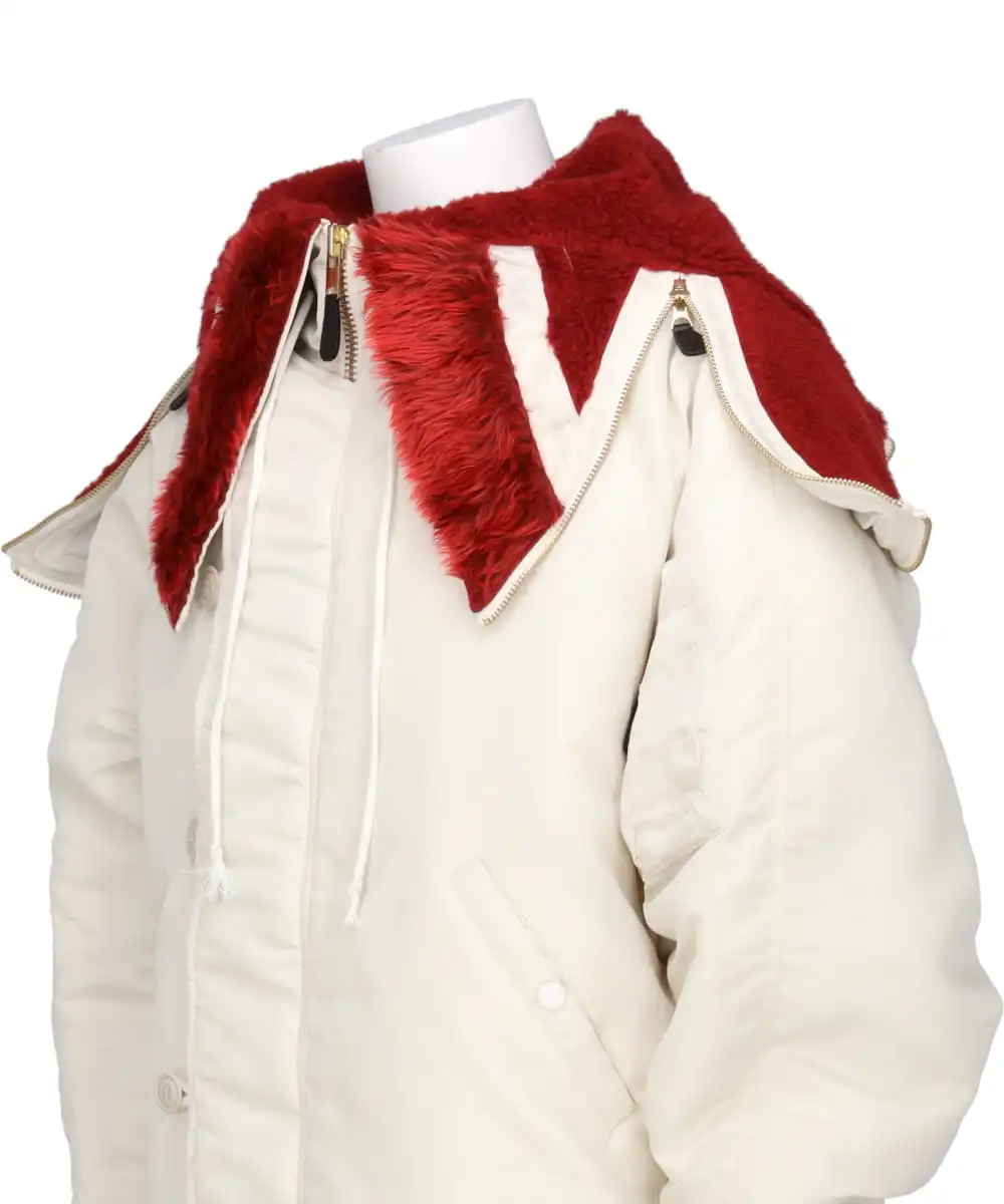 PETAL MOUTH HOOD BOMBER JACKET