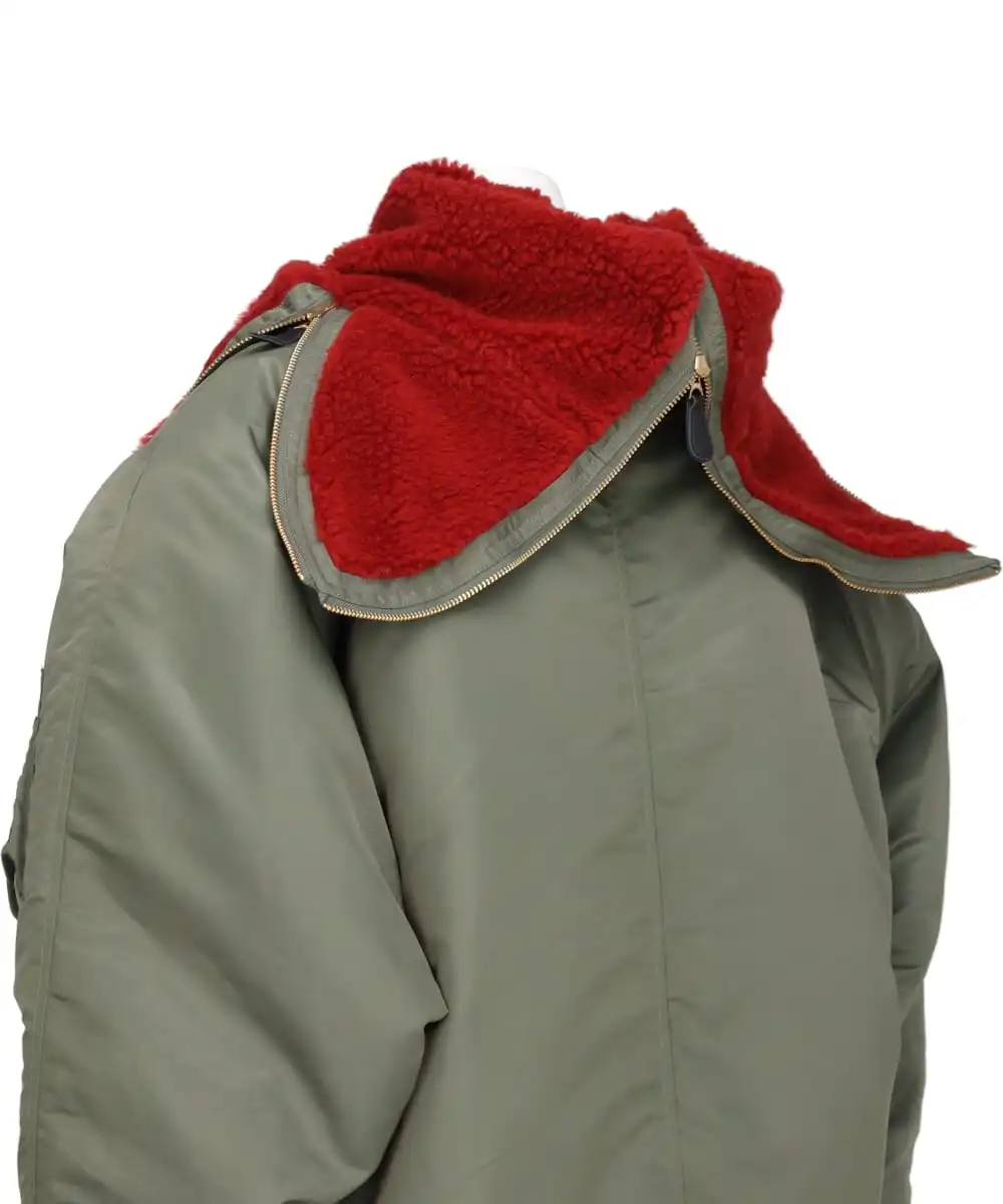 PETAL MOUTH HOOD BOMBER JACKET