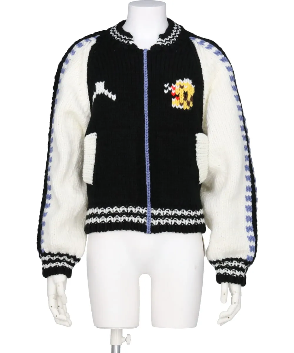 KNIT SOUVENIR JACKET