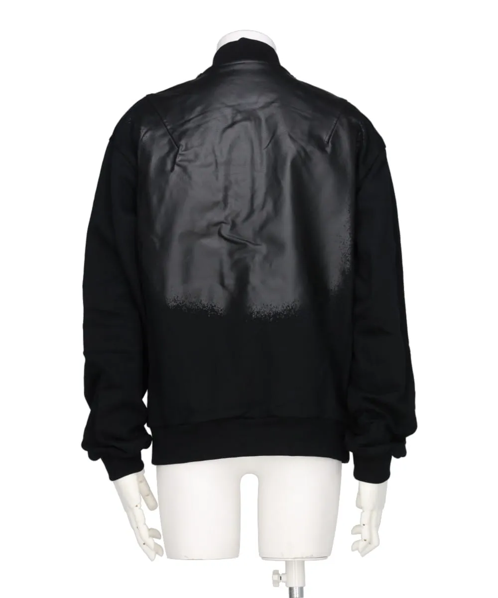 LEATHER SWEAT BLOUSON