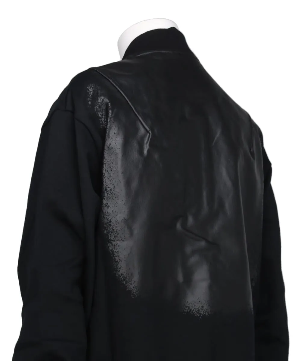 LEATHER SWEAT BLOUSON