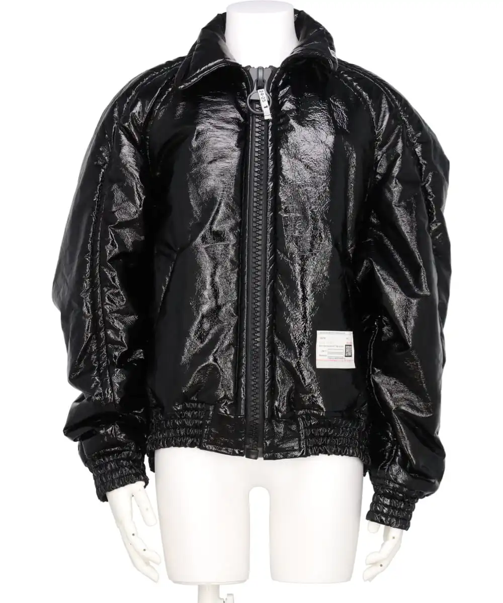 FAKE ENAMEL PUFFER BLOUSON