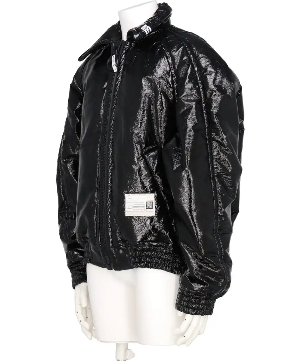 FAKE ENAMEL PUFFER BLOUSON