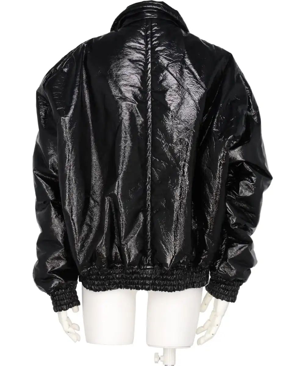 FAKE ENAMEL PUFFER BLOUSON