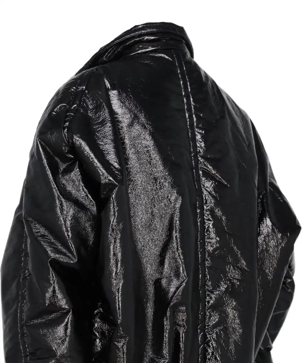 FAKE ENAMEL PUFFER BLOUSON