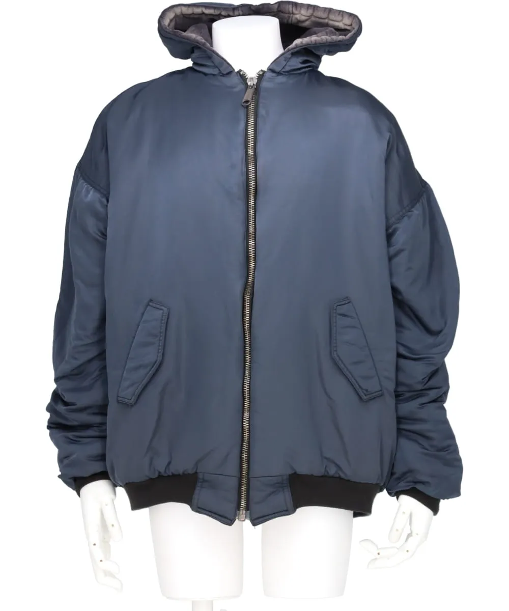 REVERSIBLE HOODIED BLOUSON