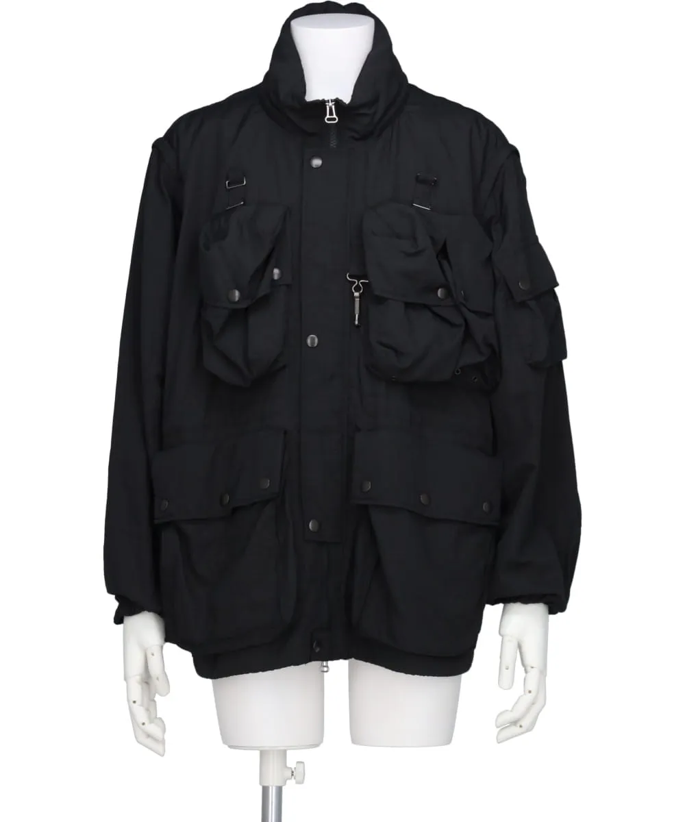 NYLON MULTI POCKETS DETACHABLE UTILITY BLOUSON