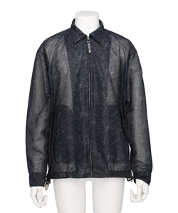 MESH MARBLE PRINT BLOUSON
