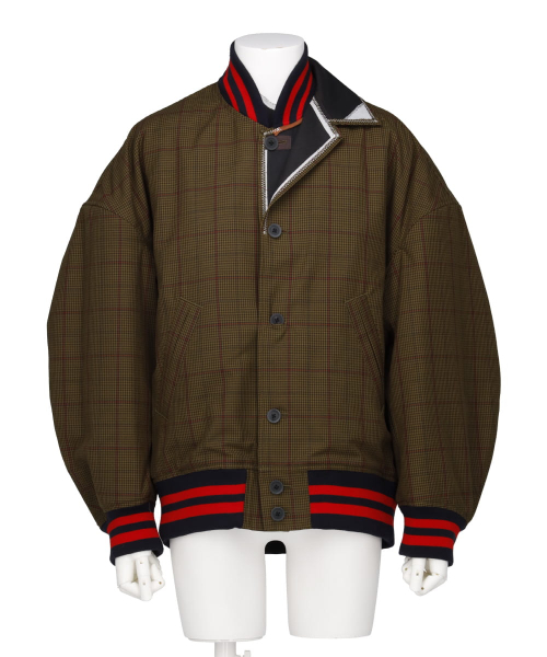 SWICHING GUN CLUB PLAID BLOUSON
