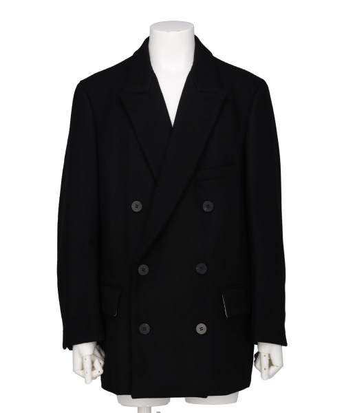 DOUBLE BREASTED SHORT OVERCOAT