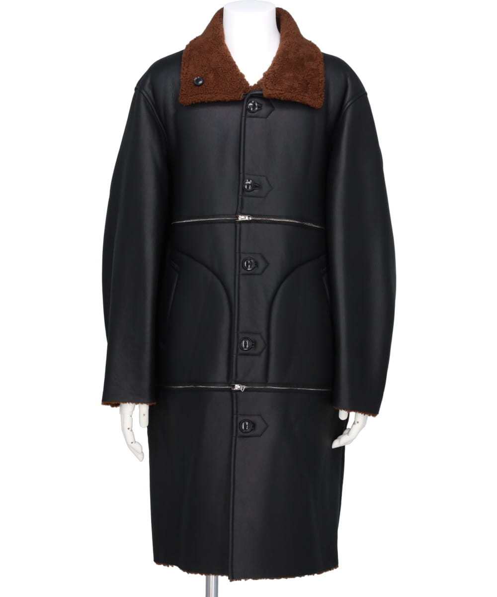 REVERSIBLE & DETACHABLE MOUTON COAT