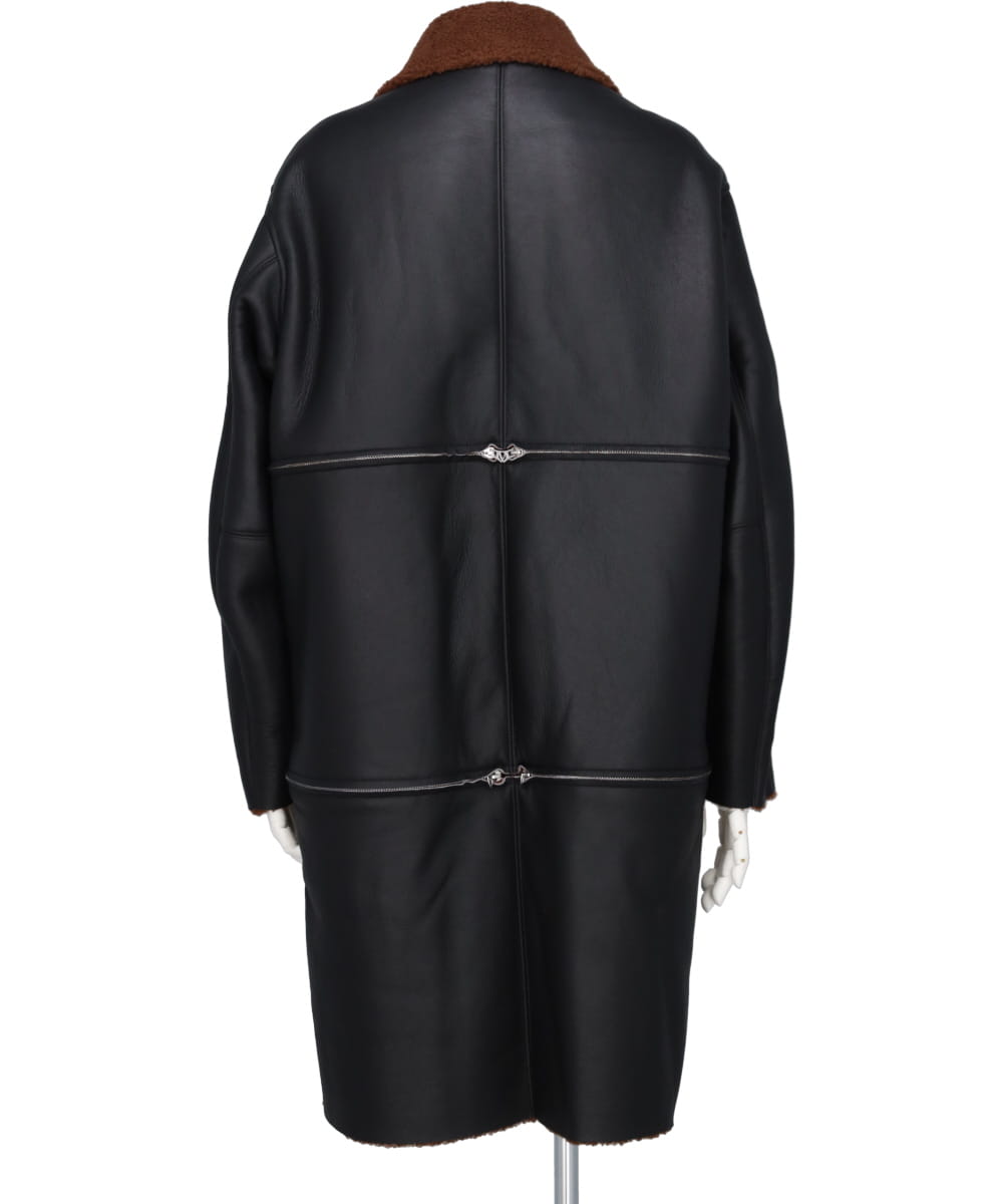 REVERSIBLE & DETACHABLE MOUTON COAT